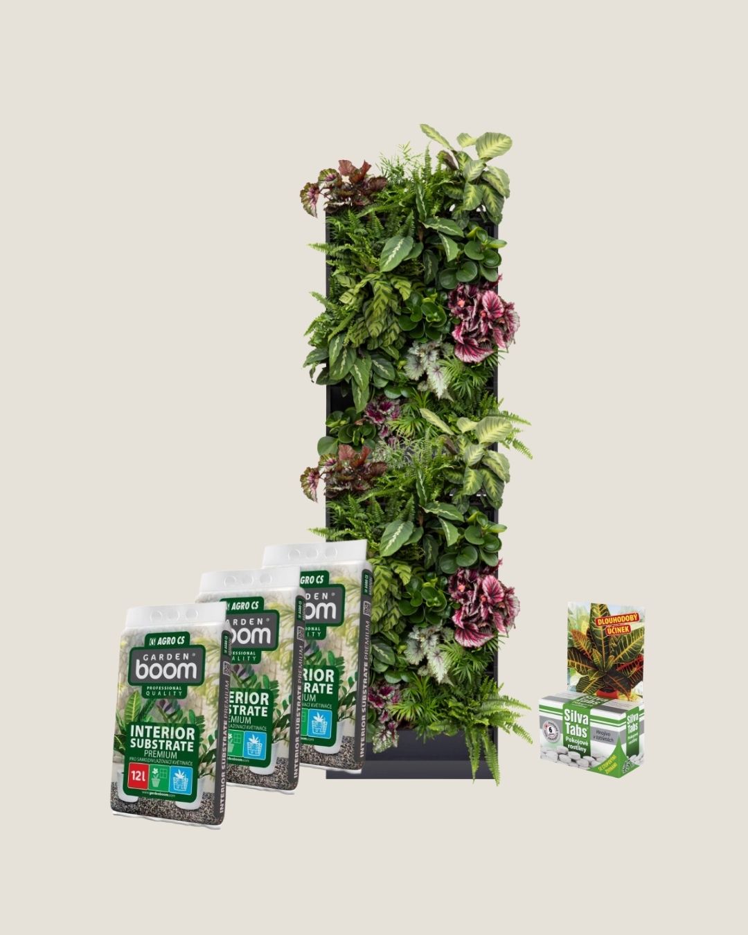 Balíček 10x Plantbox + interiérový substrát + hnojivo pre izbové rastliny