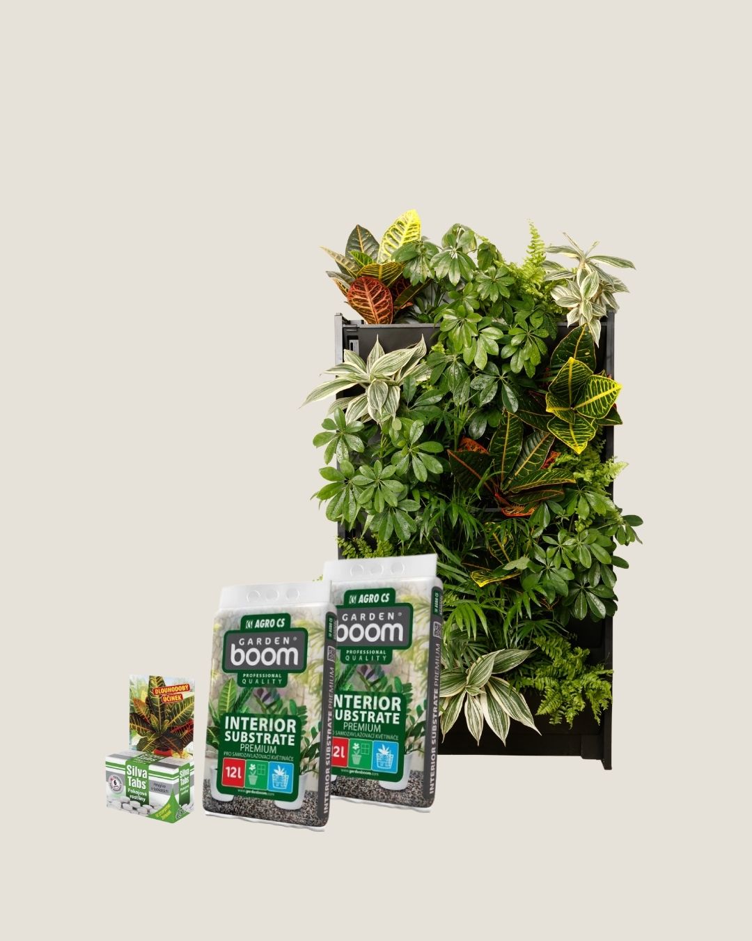 Balíček 5x Plantbox + interiérový substrát + hnojivo pre izbové rastliny