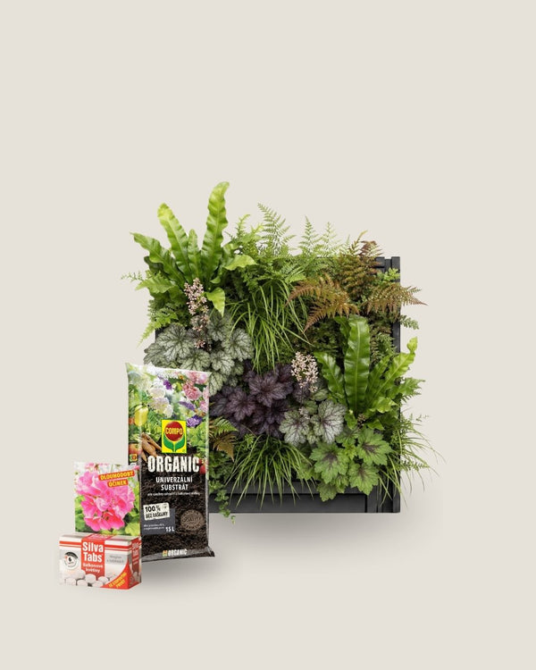 Balíček 3x PlantBox + univerzální substrát COMPO ORGANIC + Silva Tabs pro balkonovky