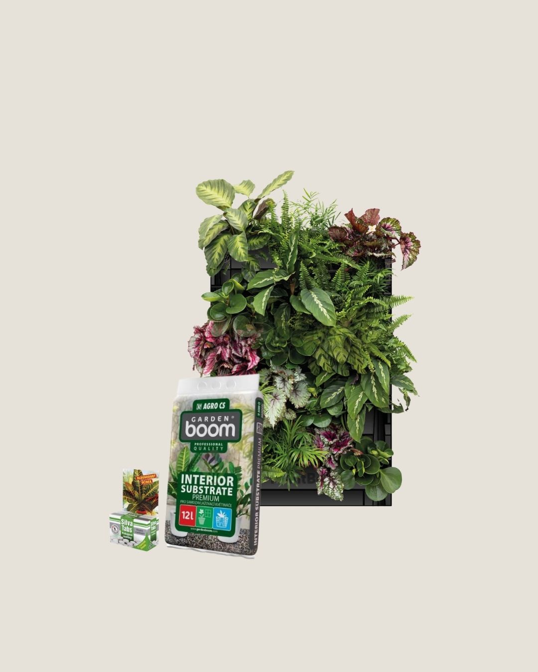 Balíček 3x Plantbox + interiérový substrát + hnojivo na izbové rastliny