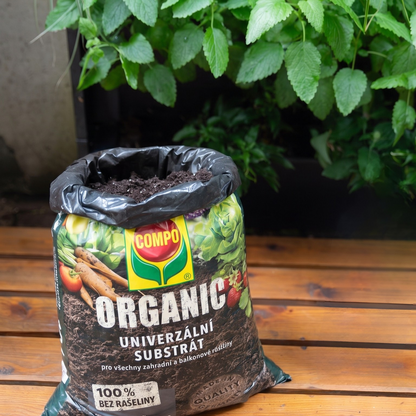 COMPO ORGANIC univerzální Substrát bez rašeliny 15 l