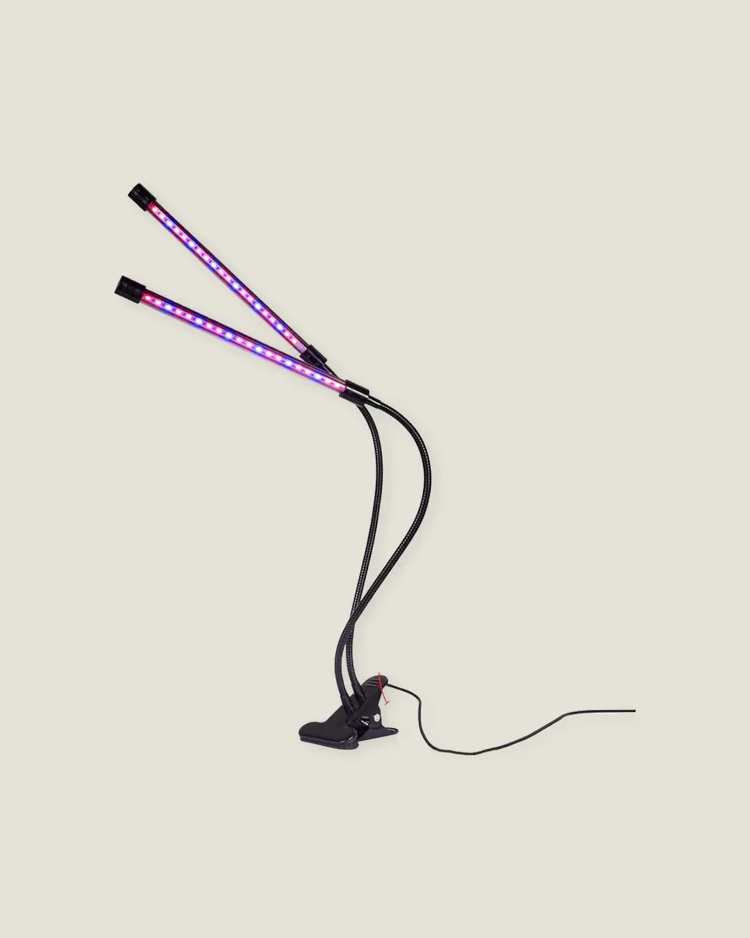 LED lampička s klipom na pestovanie rastlín